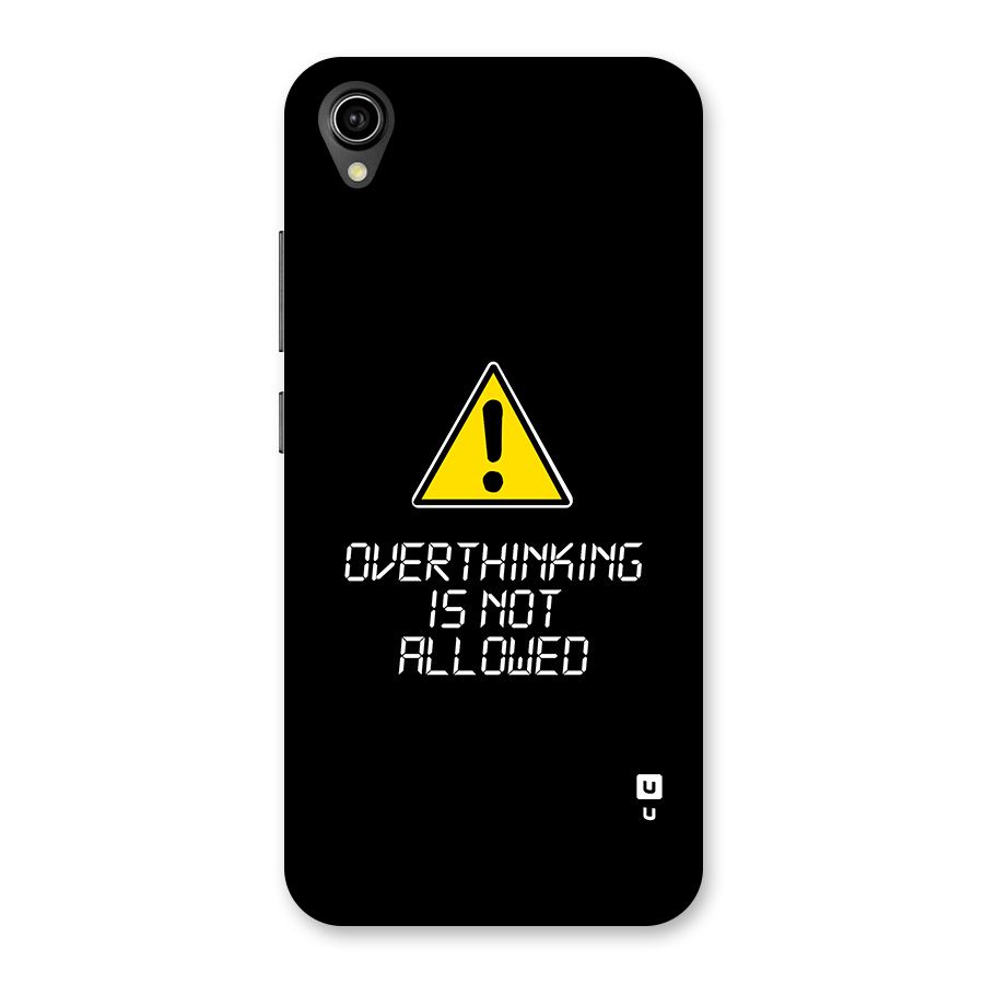 Over Thinking Back Case for Vivo Y90