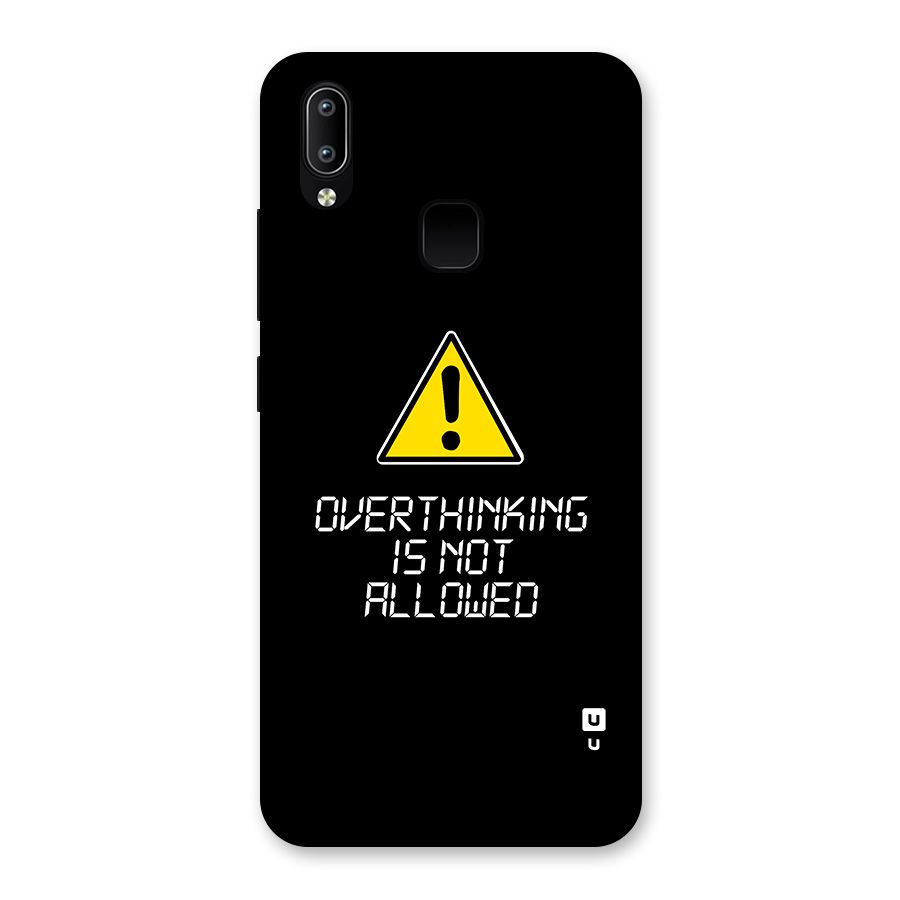 Over Thinking Back Case for Vivo Y93
