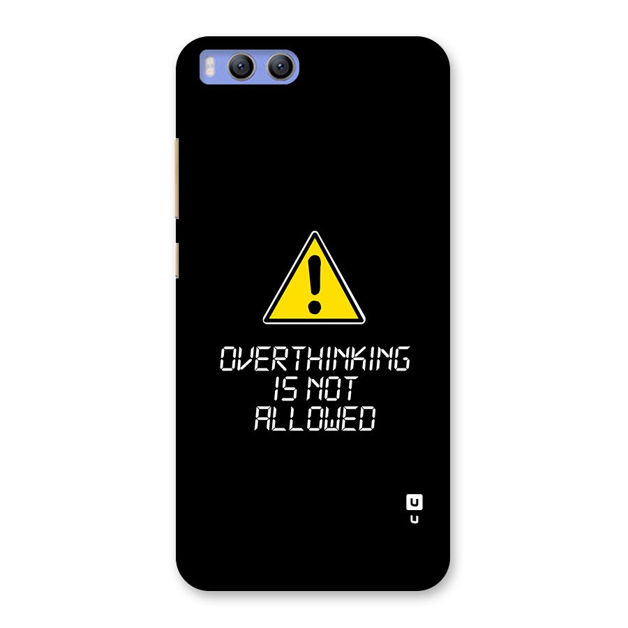 Over Thinking Back Case for Xiaomi Mi 6