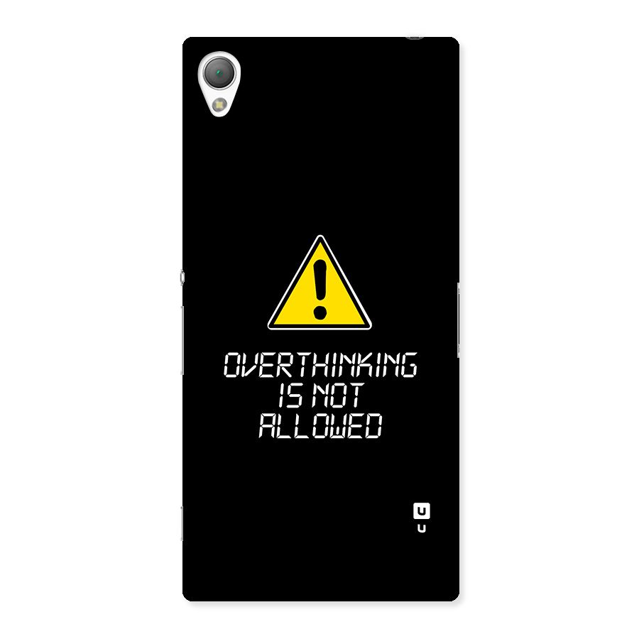 Over Thinking Back Case for Xperia Z3