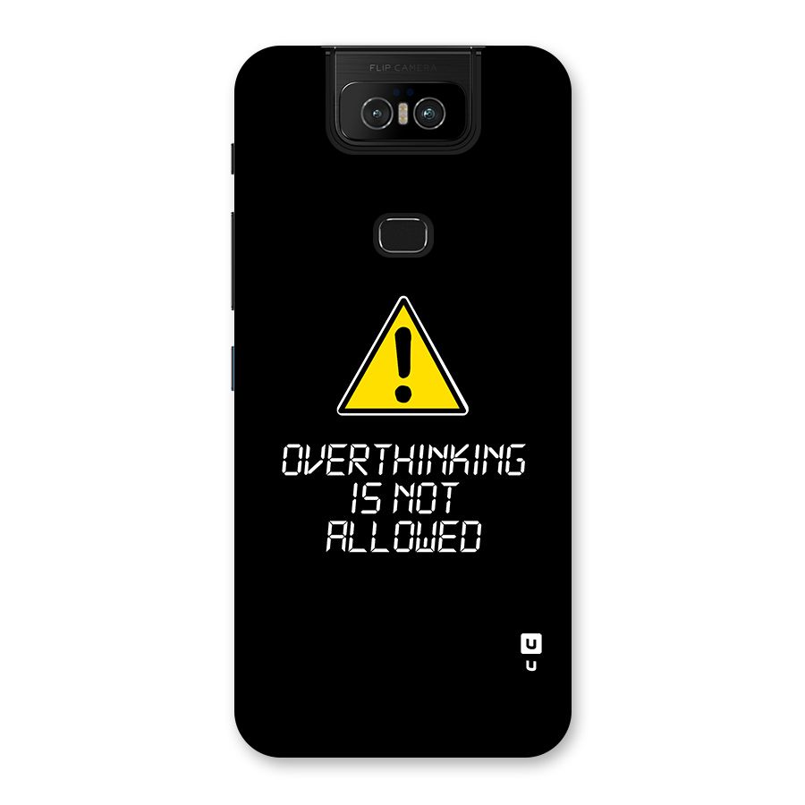 Over Thinking Back Case for Zenfone 6z