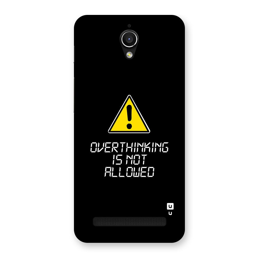 Over Thinking Back Case for Zenfone Go