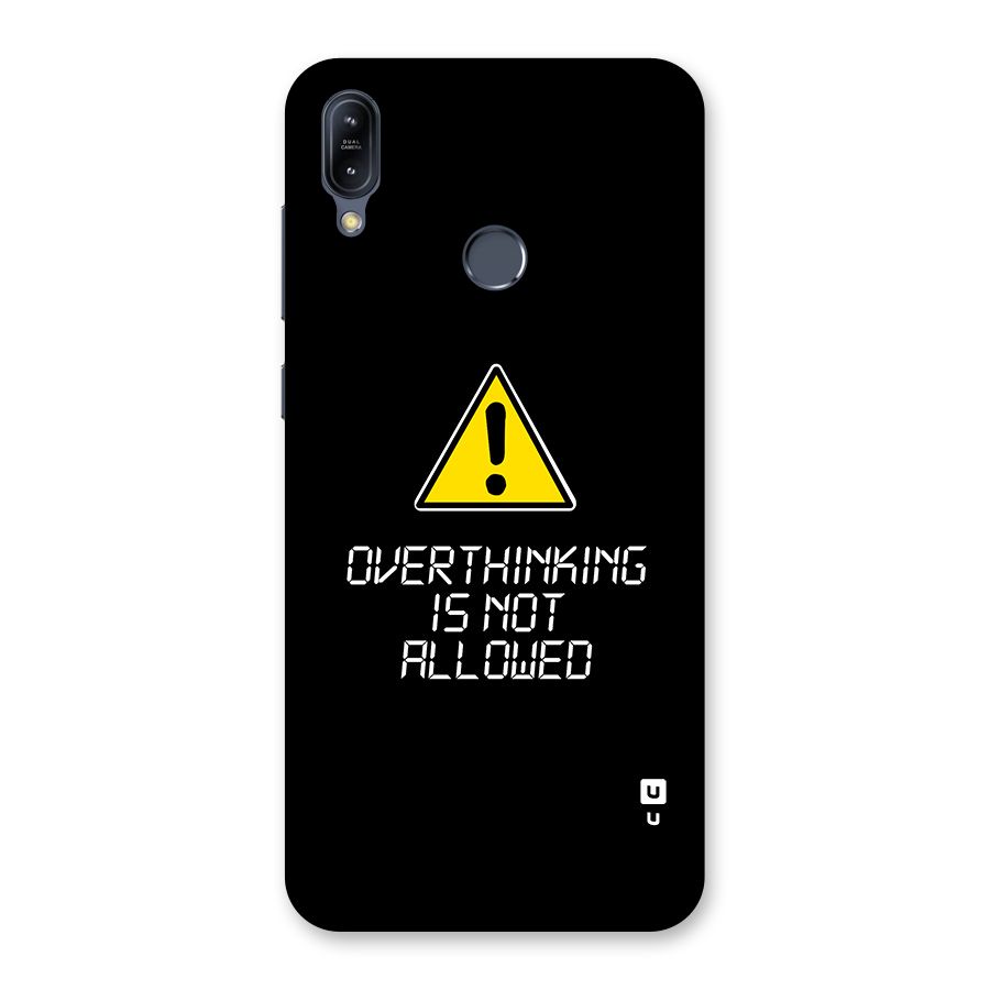 Over Thinking Back Case for Zenfone Max M2