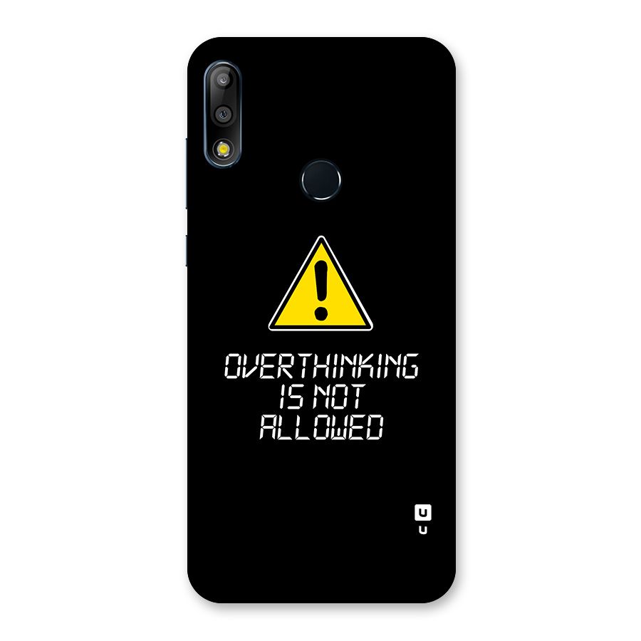 Over Thinking Back Case for Zenfone Max Pro M2