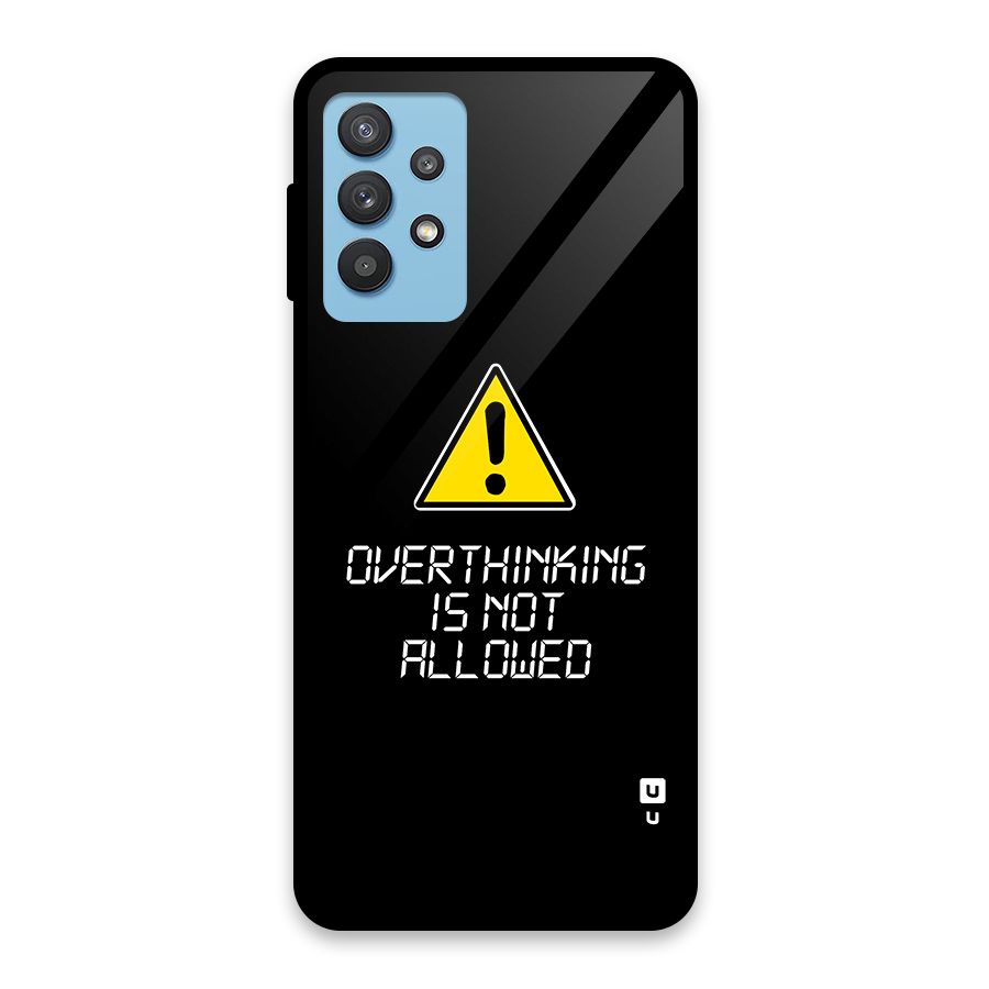 Over Thinking Glass Back Case for Galaxy M32 5G