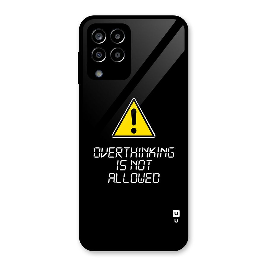 Over Thinking Glass Back Case for Galaxy M33