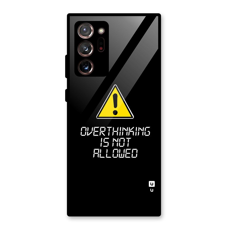 Over Thinking Glass Back Case for Galaxy Note 20 Ultra 5G