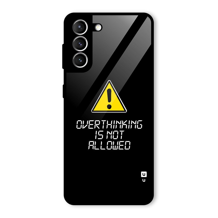 Over Thinking Glass Back Case for Galaxy S21 5G