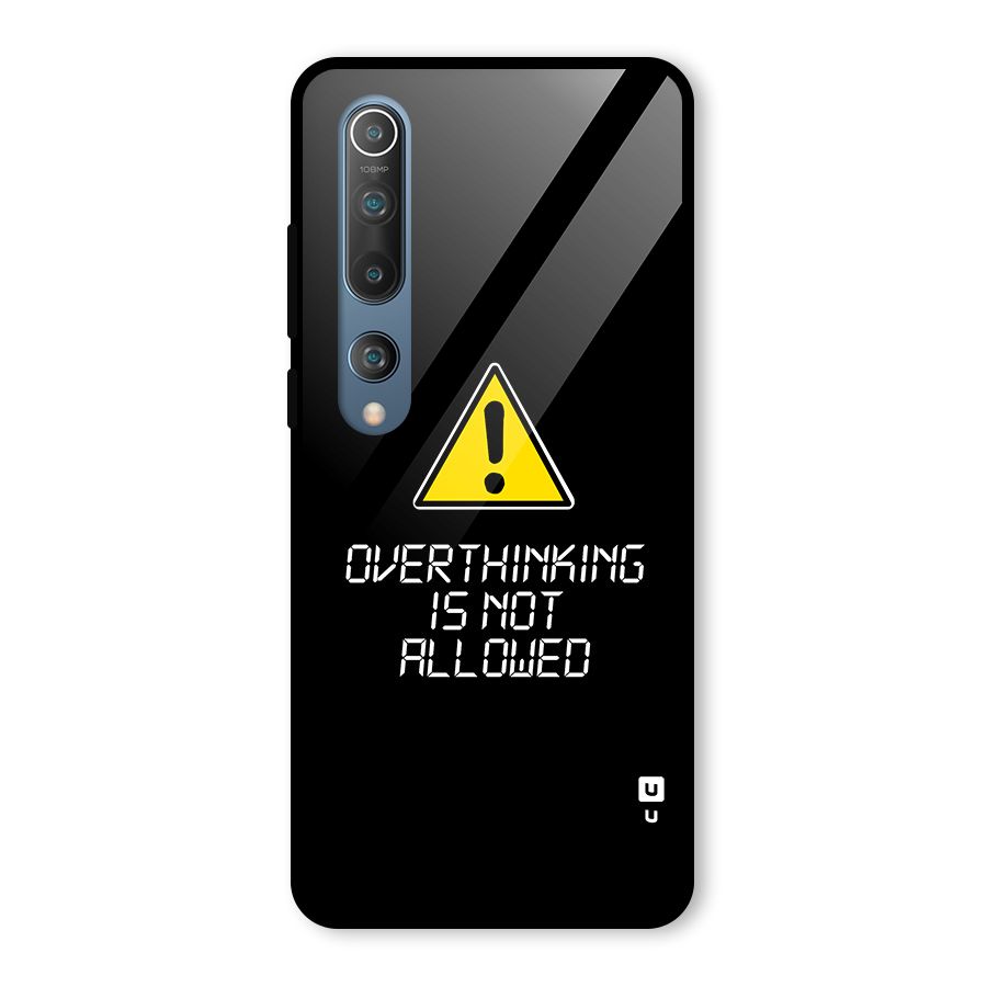 Over Thinking Glass Back Case for Mi 10
