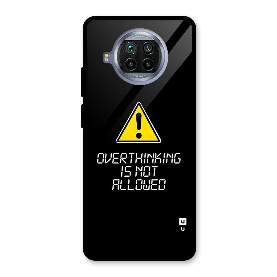 Over Thinking Glass Back Case for Mi 10i
