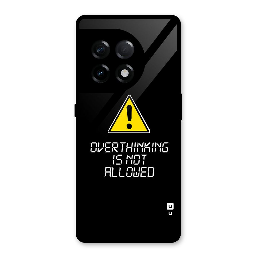 Over Thinking Glass Back Case for OnePlus 11R