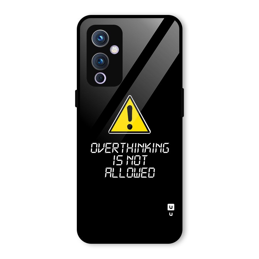 Over Thinking Glass Back Case for OnePlus 9