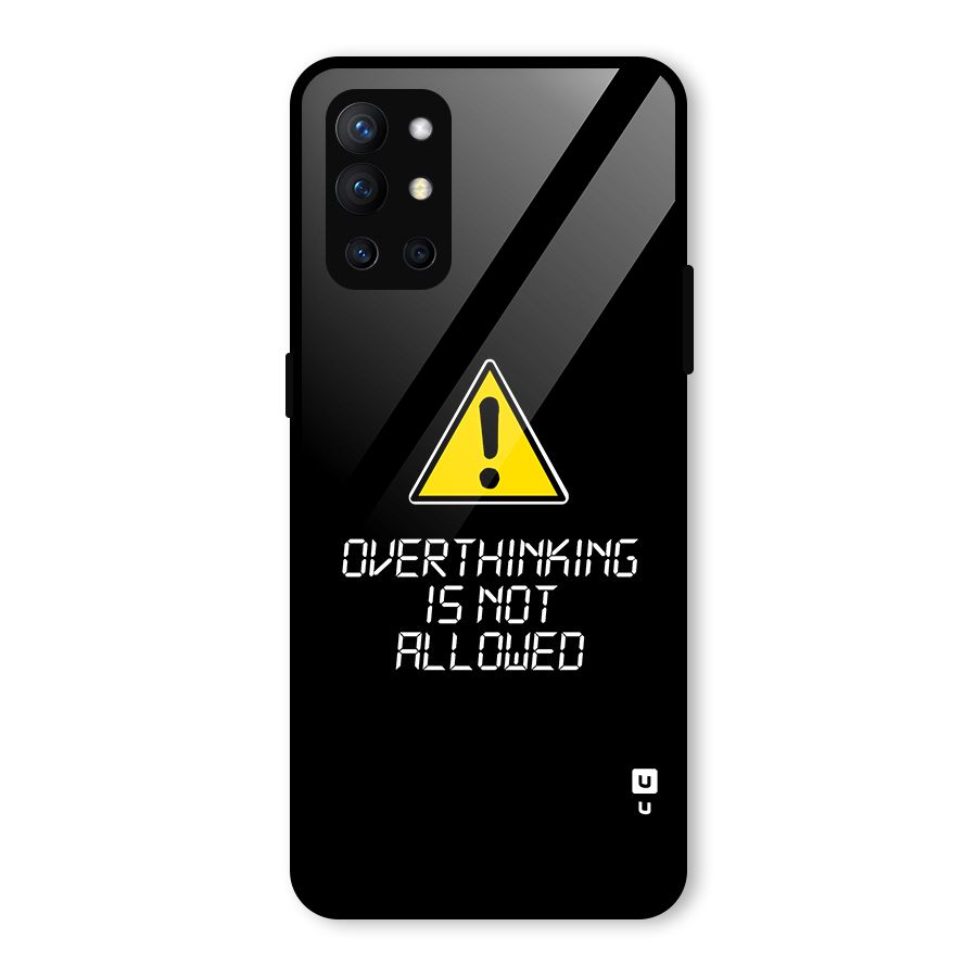 Over Thinking Glass Back Case for OnePlus 9R
