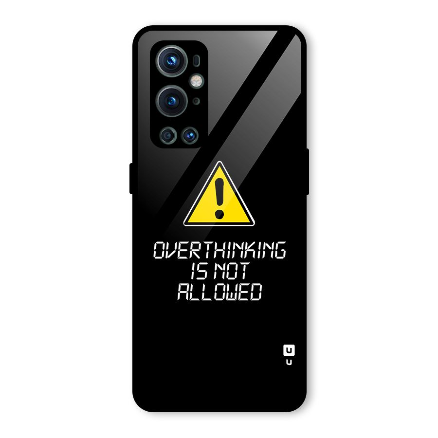 Over Thinking Glass Back Case for OnePlus 9 Pro