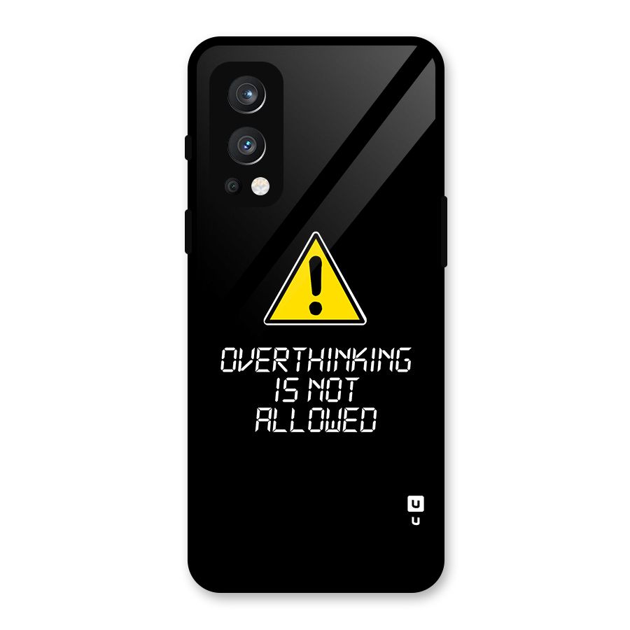 Over Thinking Glass Back Case for OnePlus Nord 2 5G