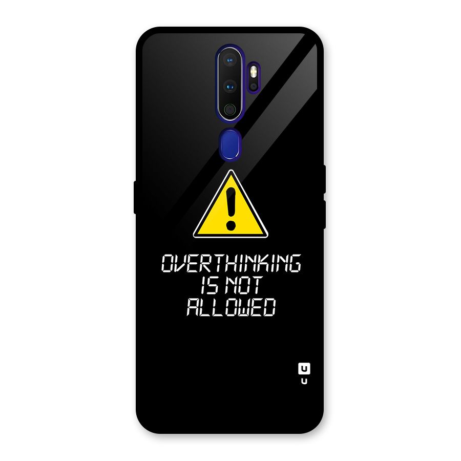 Over Thinking Glass Back Case for Oppo A9 (2020)
