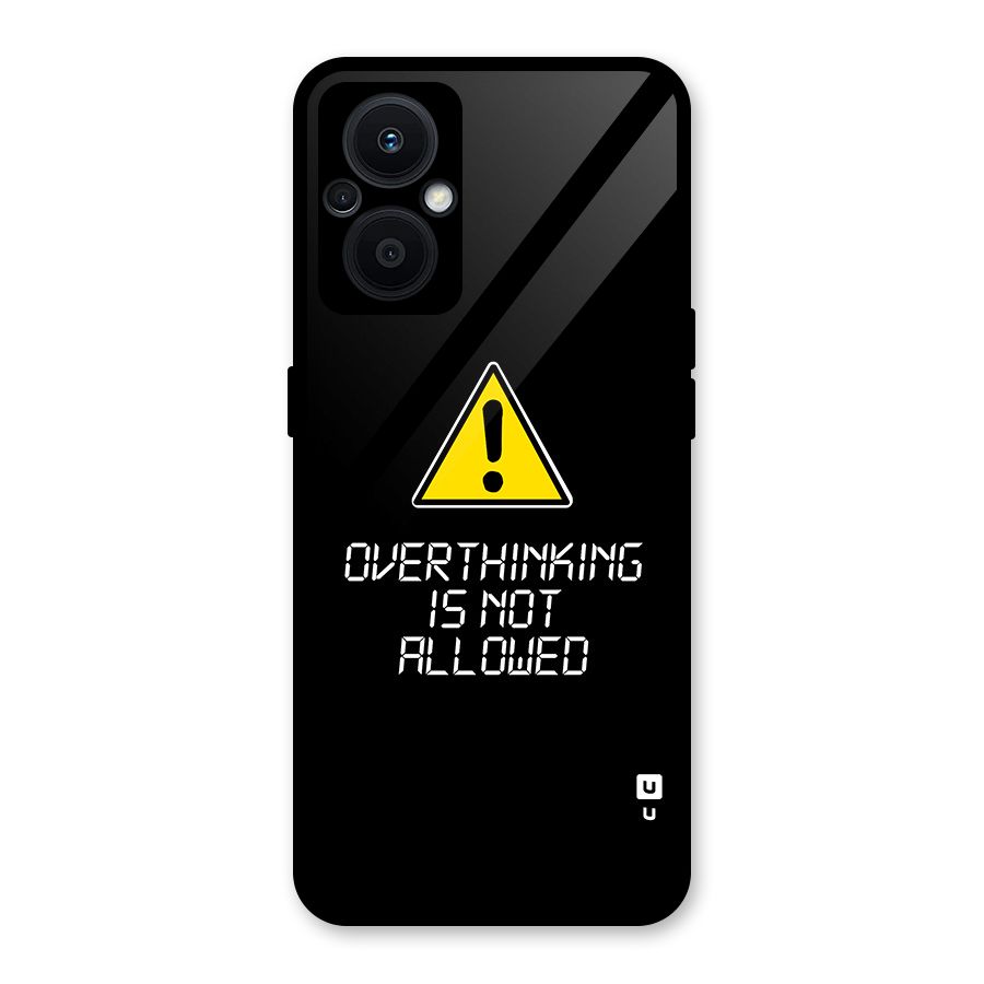 Over Thinking Glass Back Case for Oppo F21s Pro 5G