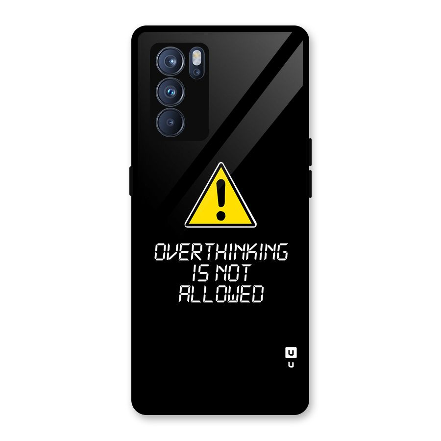 Over Thinking Glass Back Case for Oppo Reno6 Pro 5G