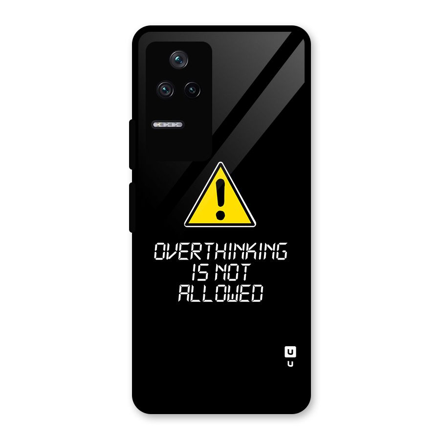 Over Thinking Glass Back Case for Poco F4 5G