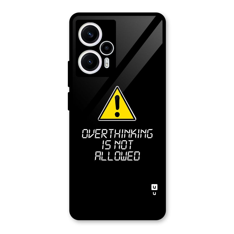 Over Thinking Glass Back Case for Poco F5