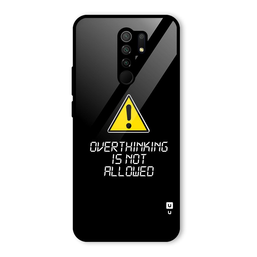 Over Thinking Glass Back Case for Poco M2