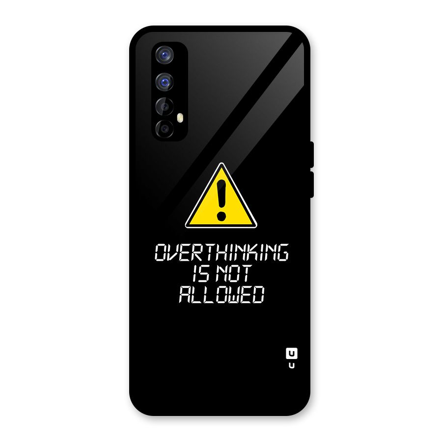 Over Thinking Glass Back Case for Realme 7