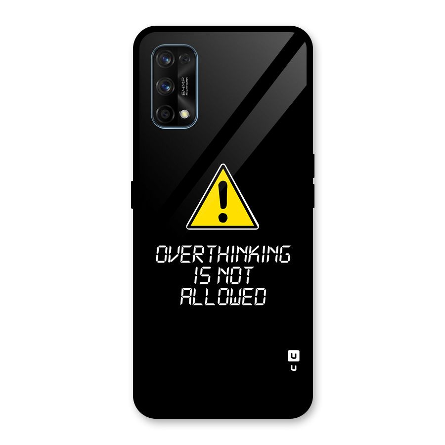 Over Thinking Glass Back Case for Realme 7 Pro