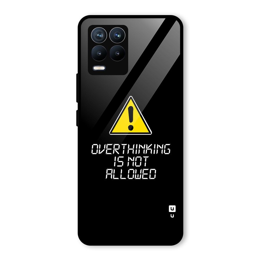 Over Thinking Glass Back Case for Realme 8