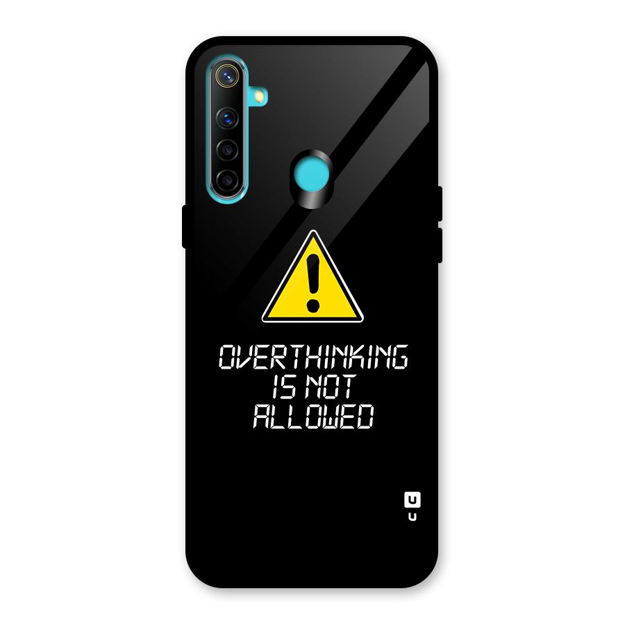 Over Thinking Glass Back Case for Realme Narzo 10
