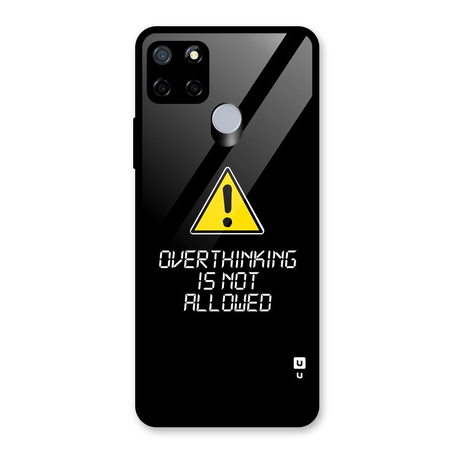 Over Thinking Glass Back Case for Realme Narzo 30A