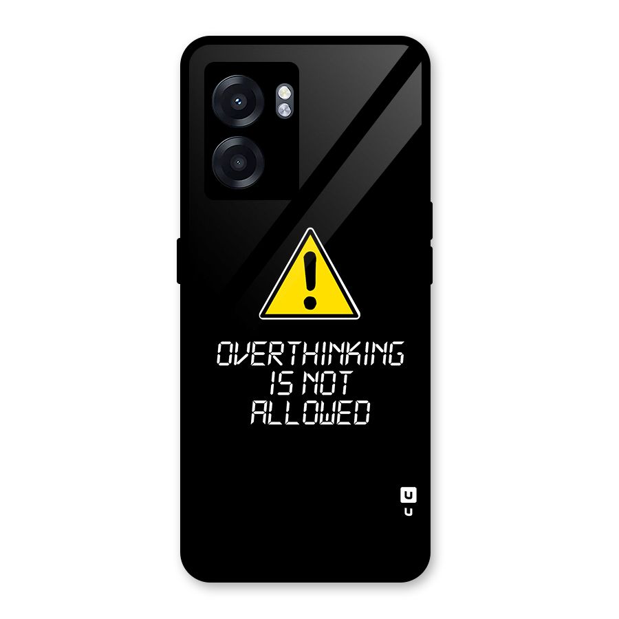 Over Thinking Glass Back Case for Realme Narzo 50 5G