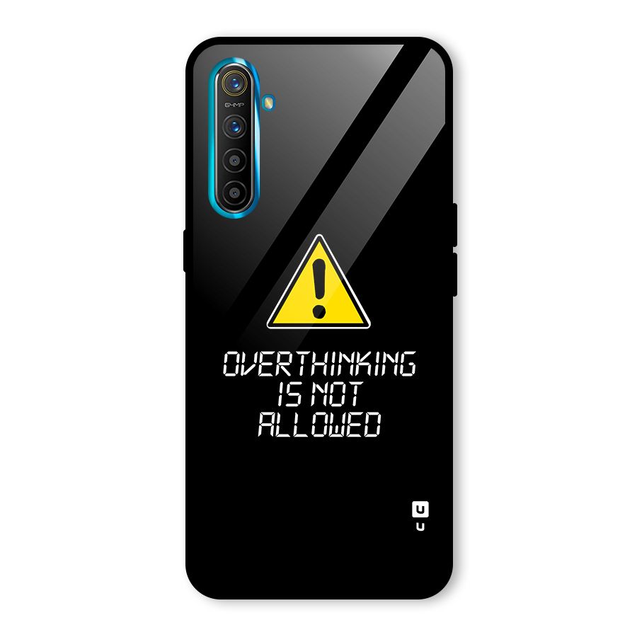 Over Thinking Glass Back Case for Realme X2