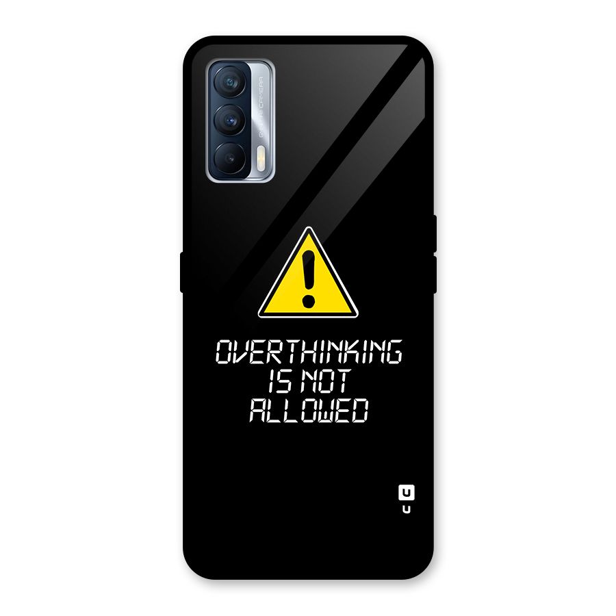 Over Thinking Glass Back Case for Realme X7