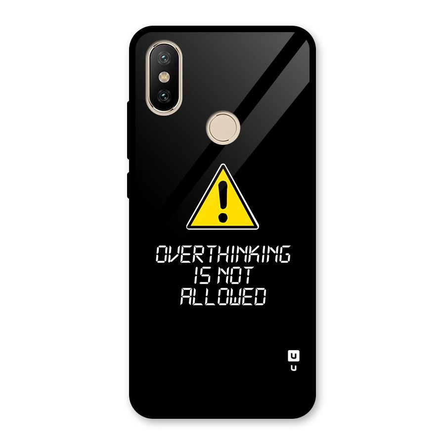 Over Thinking Glass Back Case for Redmi A2