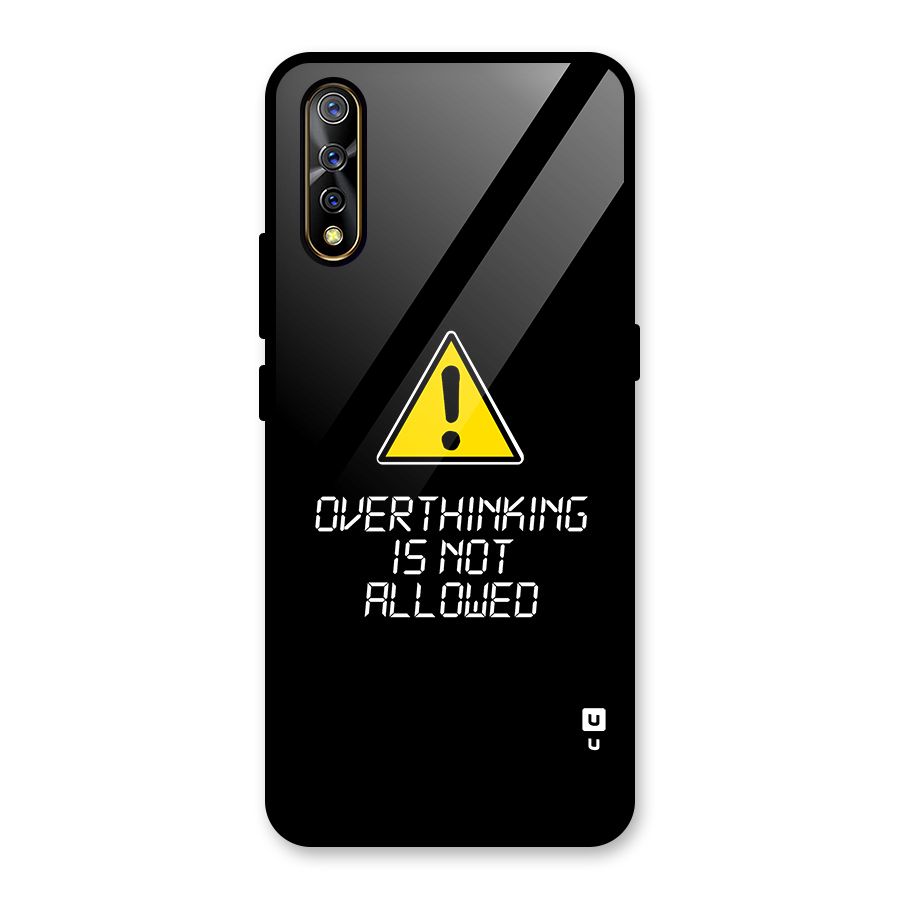 Over Thinking Glass Back Case for Vivo S1