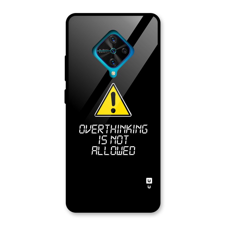 Over Thinking Glass Back Case for Vivo S1 Pro
