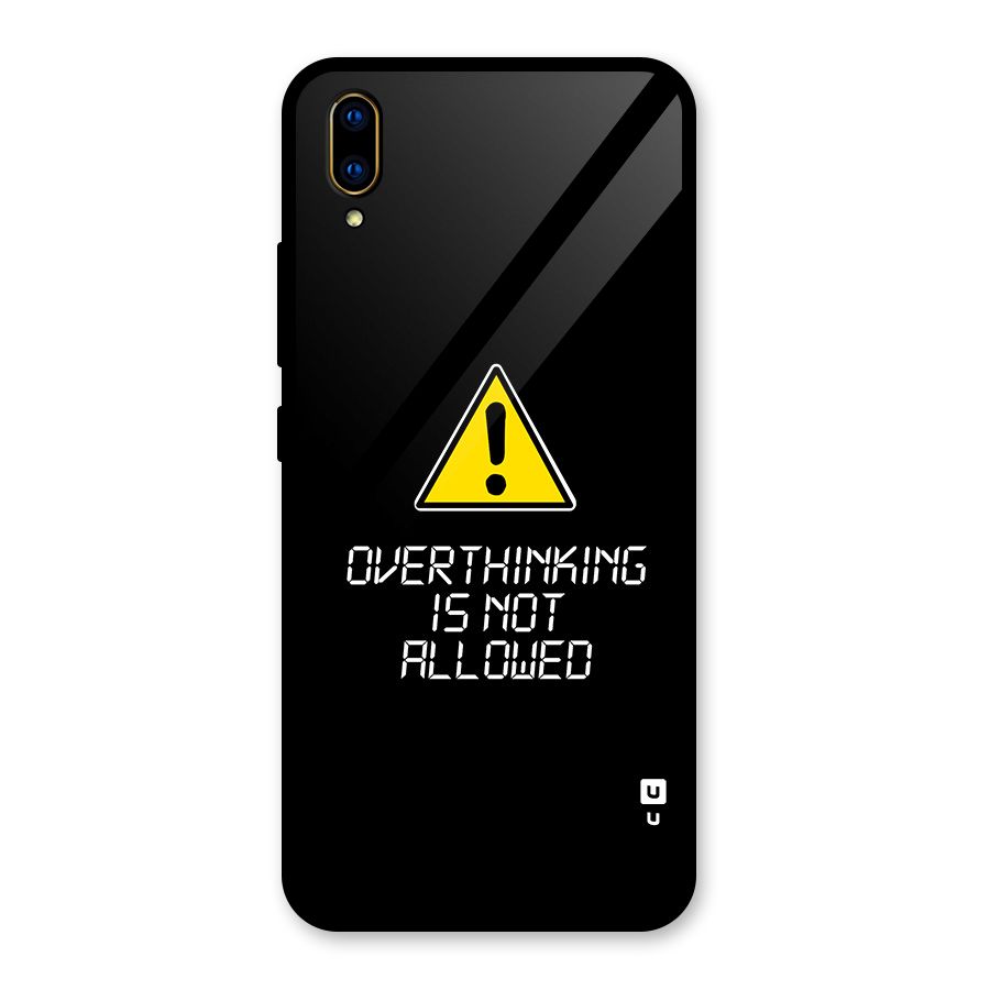 Over Thinking Glass Back Case for Vivo V11 Pro