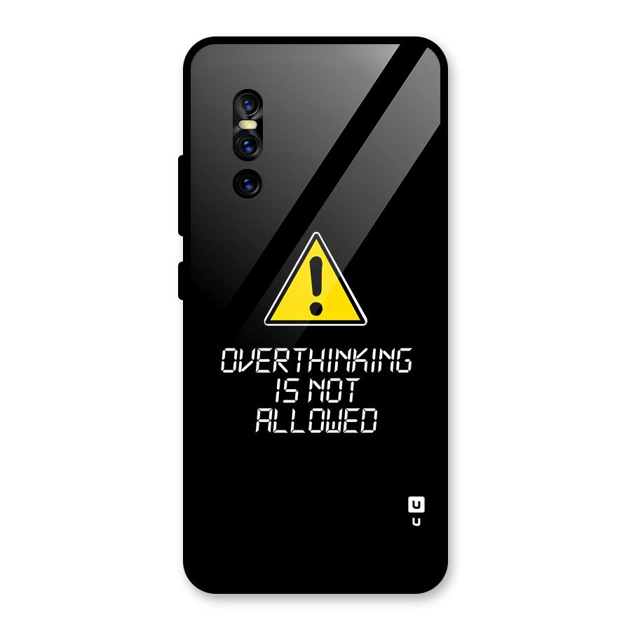 Over Thinking Glass Back Case for Vivo V15 Pro