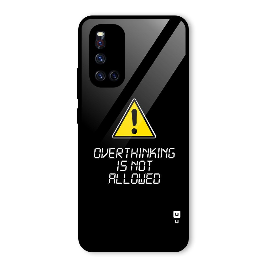 Over Thinking Glass Back Case for Vivo V19