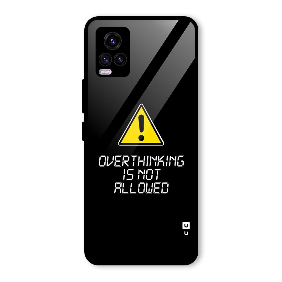 Over Thinking Glass Back Case for Vivo V20