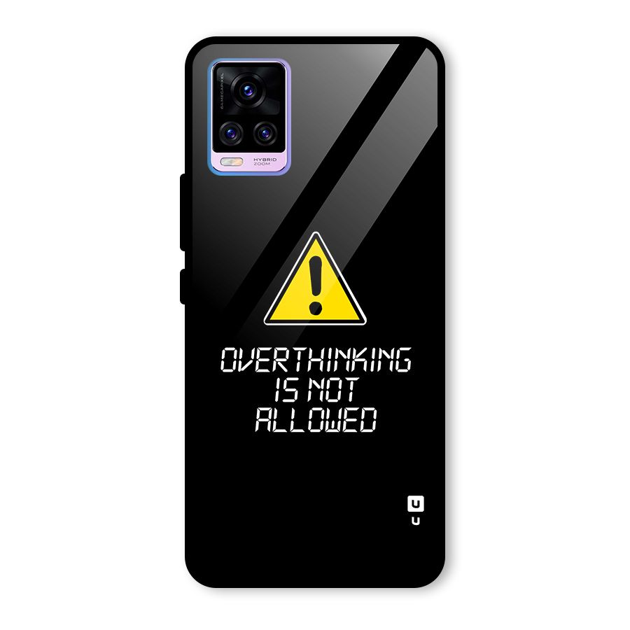 Over Thinking Glass Back Case for Vivo V20 Pro