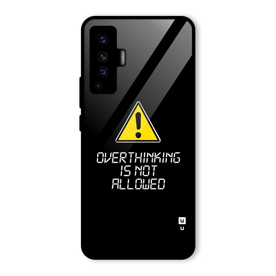 Over Thinking Glass Back Case for Vivo X50