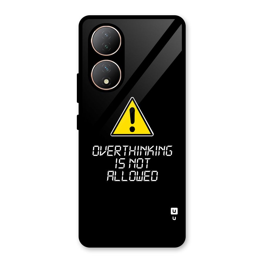 Over Thinking Glass Back Case for Vivo Y100