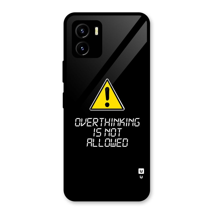 Over Thinking Glass Back Case for Vivo Y15s