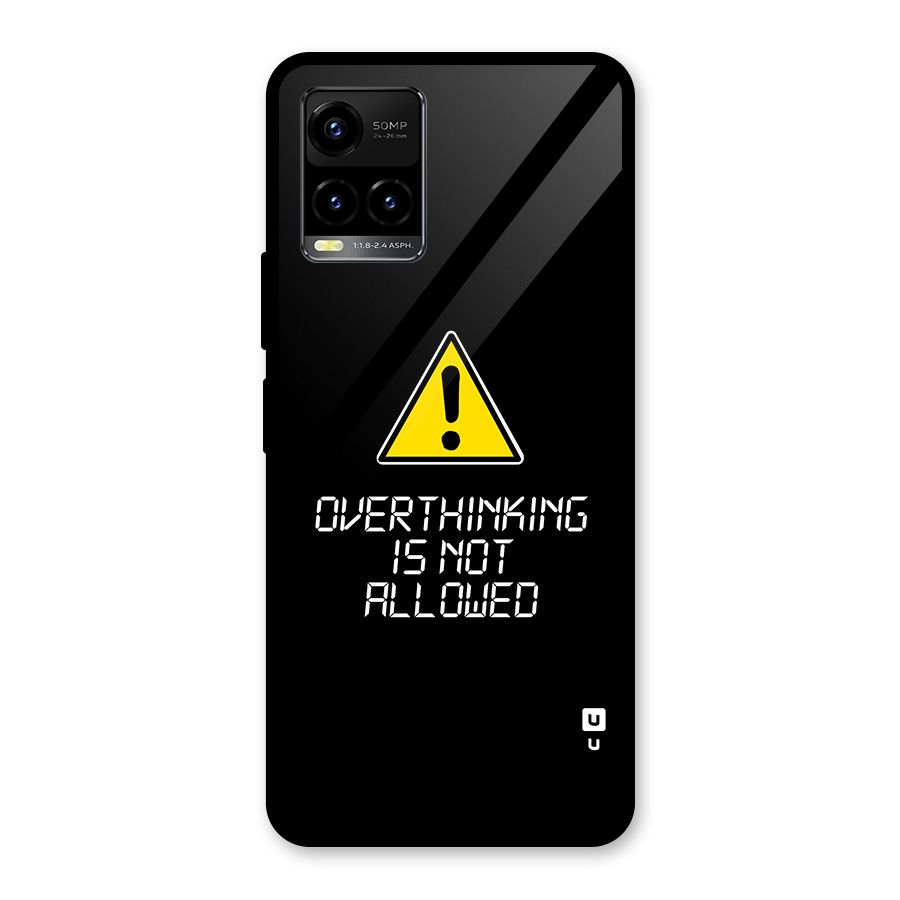 Over Thinking Glass Back Case for Vivo Y21T