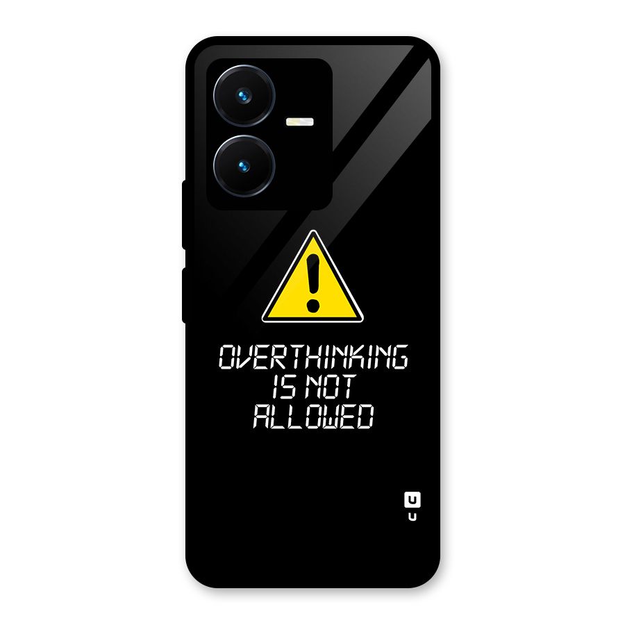 Over Thinking Glass Back Case for Vivo Y22