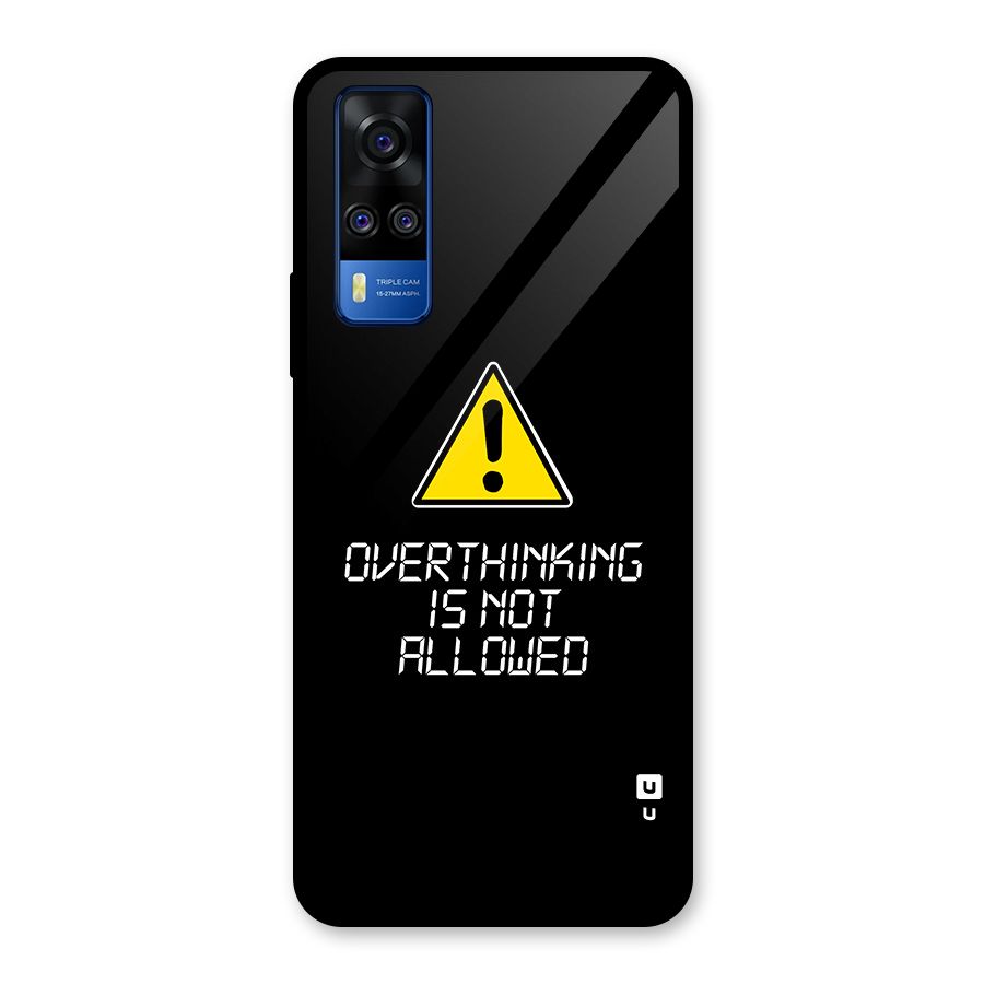 Over Thinking Glass Back Case for Vivo Y31