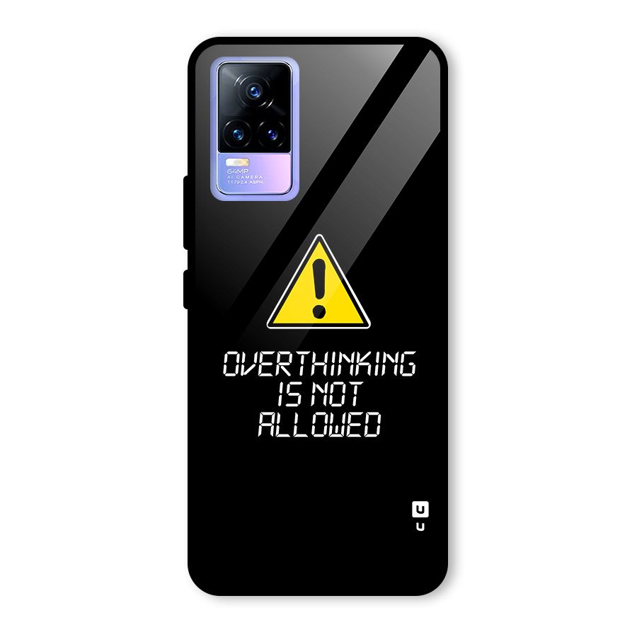 Over Thinking Glass Back Case for Vivo Y73