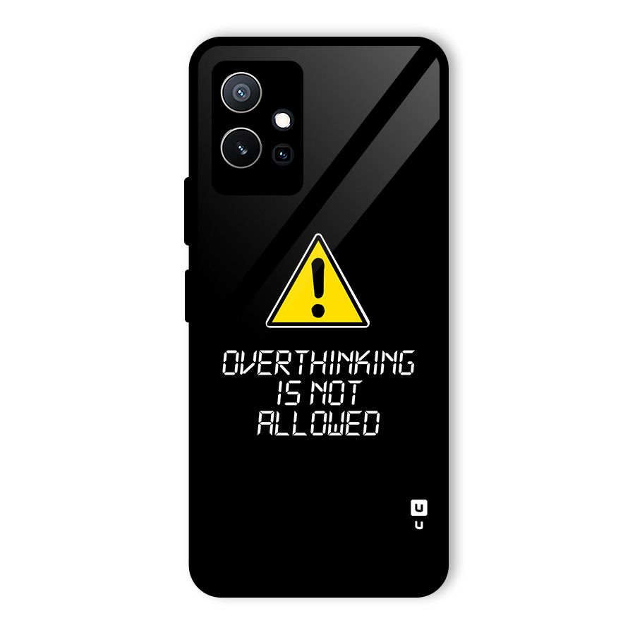 Over Thinking Glass Back Case for Vivo Y75 5G