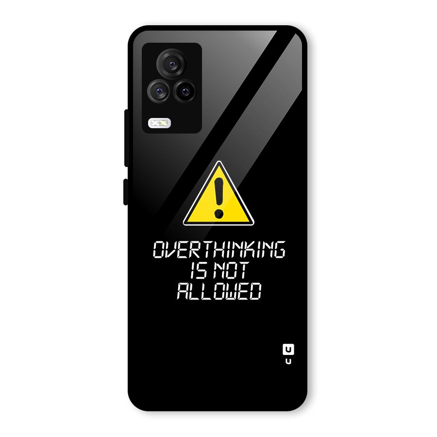 Over Thinking Glass Back Case for Vivo iQOO 7 Legend 5G